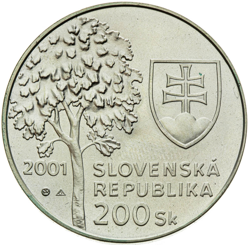 200 Korun 2001 - revers