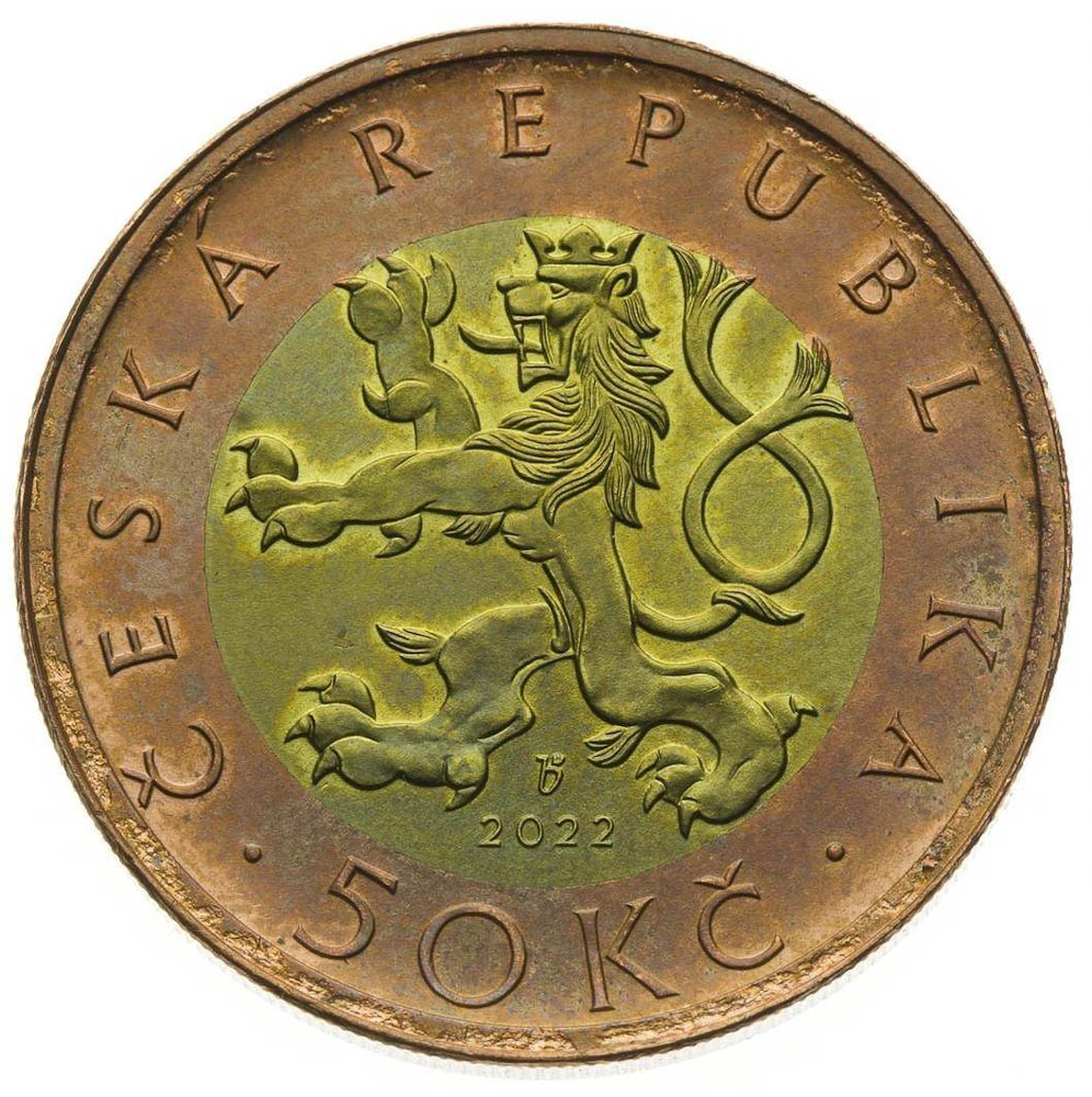 50 Kč 2022 (chyboražba) - avers