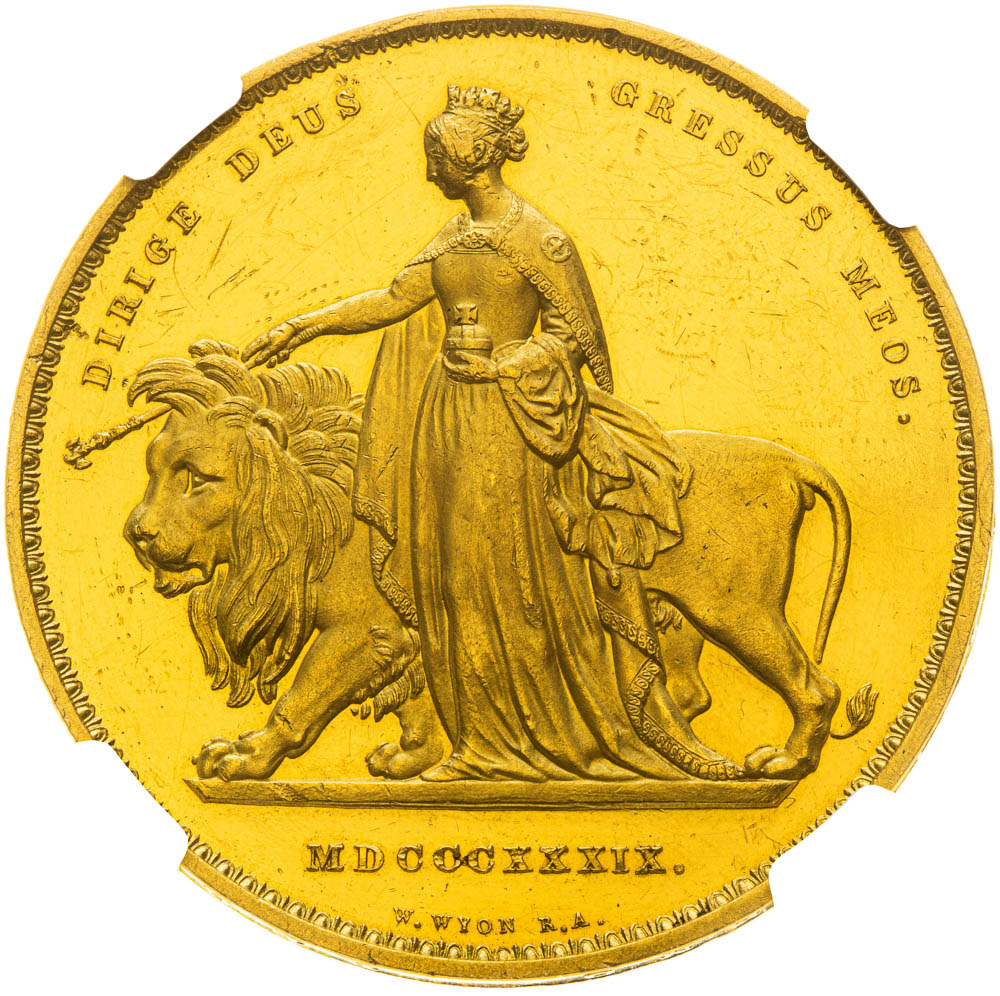 5 Pounds 1839 - revers