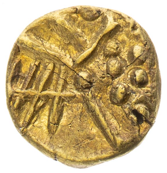 1/24 Stater – AR gold plated (2nd/1st century BC) - back