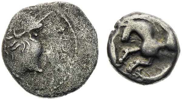 Lot of silvcer coins (2 pcs) - front