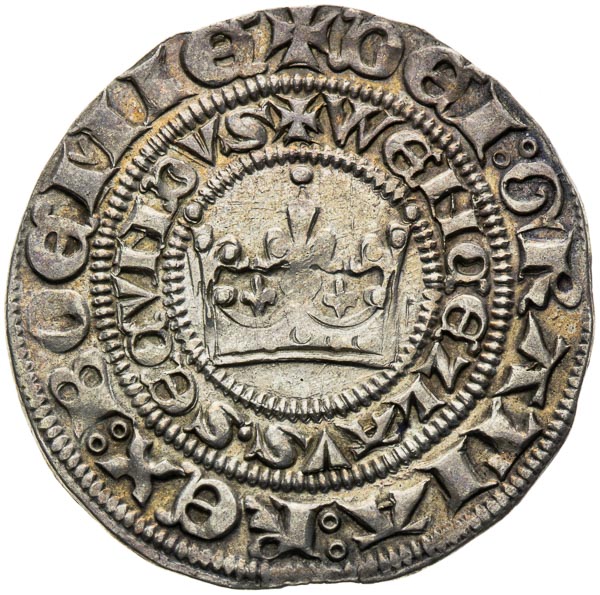 Pražský groš - avers