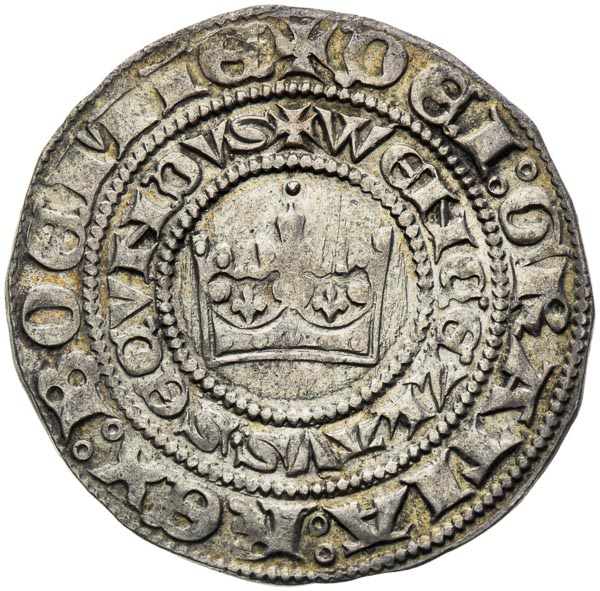 Pražský groš - avers