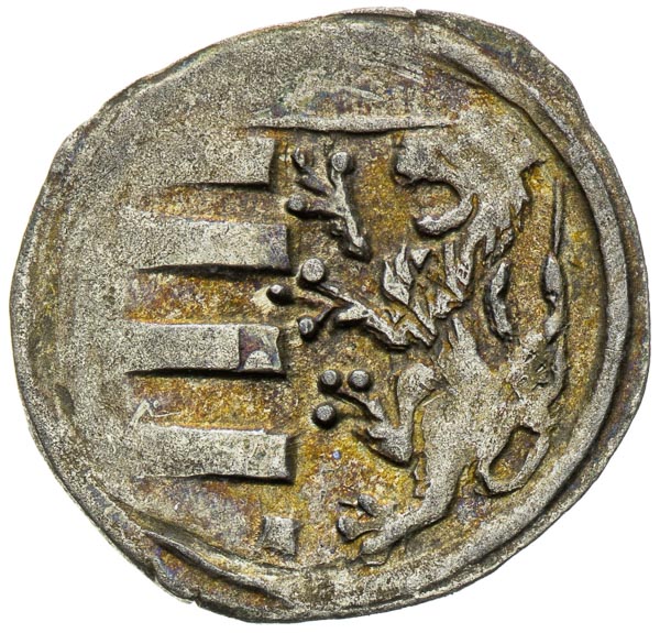 Peníz s česko-uherským znakem - avers