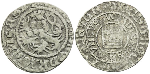 Prague Groschen (2 pcs) - front