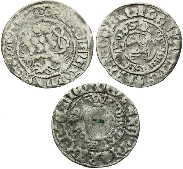 Prague Groschen (3 pcs) - front