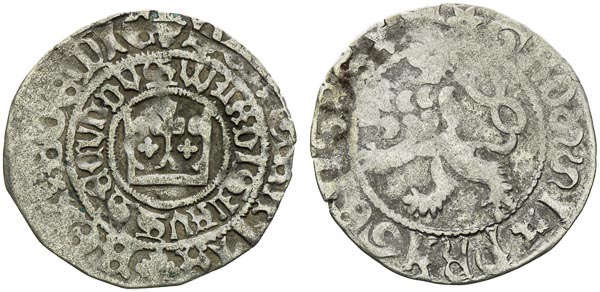 Prague Groschen (2 pcs) - back