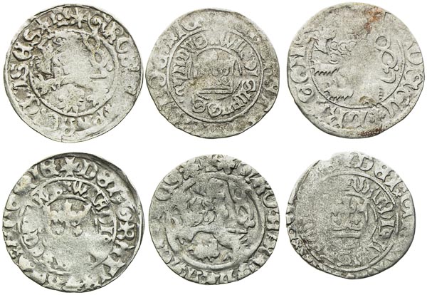 Prague Groschen (6 pcs) - front
