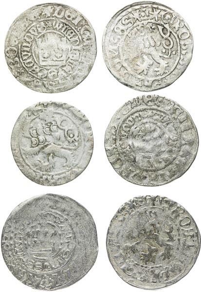 Prague Groschen (6 pcs) - front