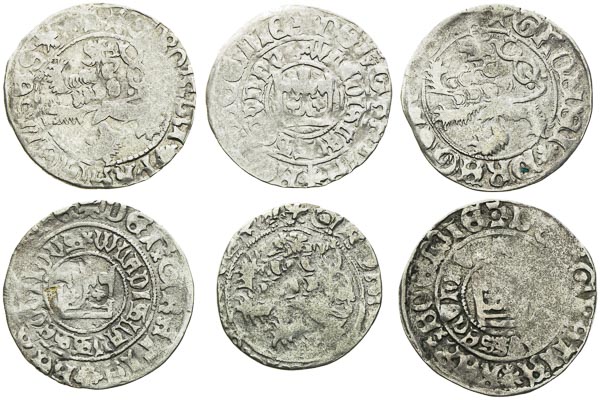 Prague Groschen (6 pcs) - front