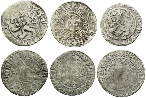 Prague Groschen (6 pcs) - front