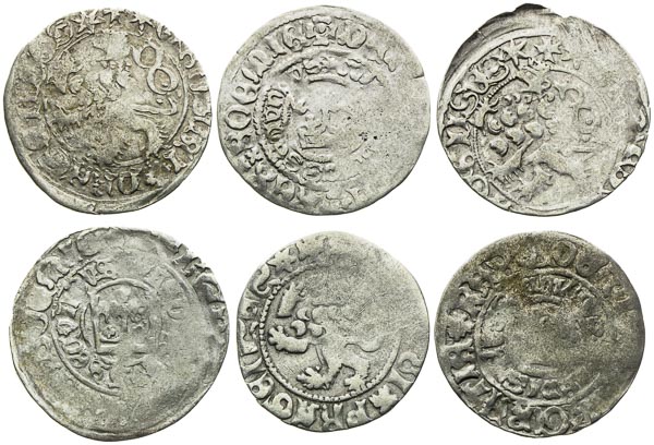 Prague Groschen (6 pcs) - front