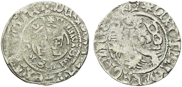 Prague Groschen (2 pcs) - back