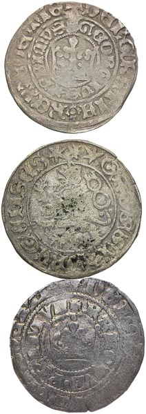 Prague Groschen (3 pcs) - front