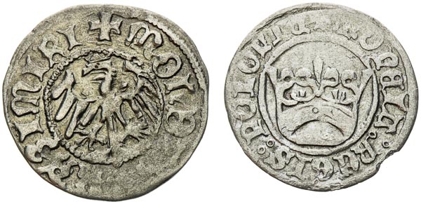 1/2 Groschen (2 pcs) - back