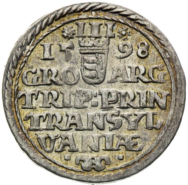 3 Groschen 1598 - back
