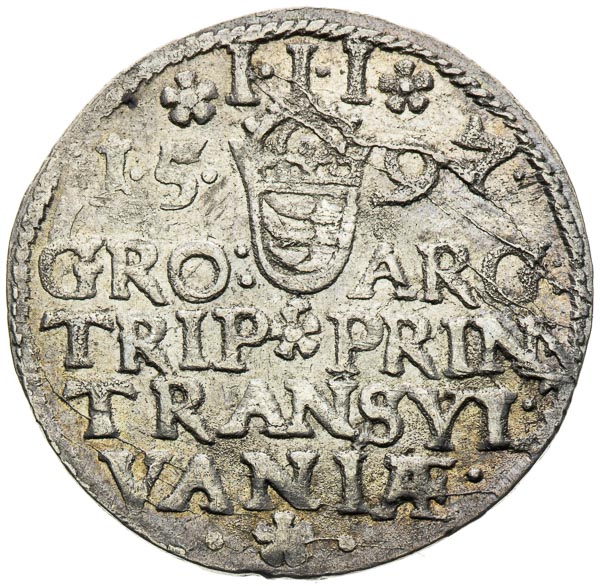 3 Groschen 1597 - back