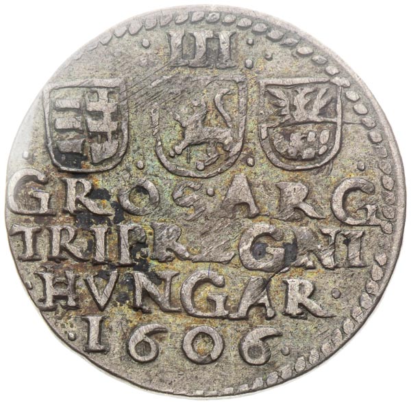 3 Groschen 1606 - back
