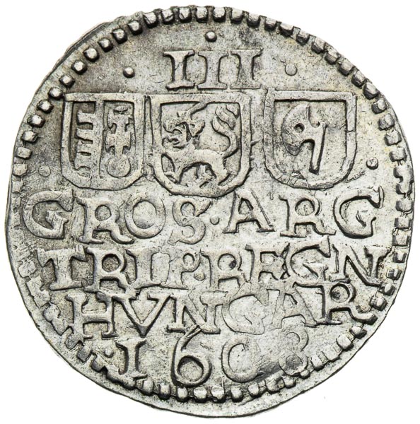 3 Groschen 1608 - back