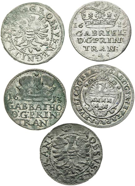 3 Groschen (5 pcs) - back