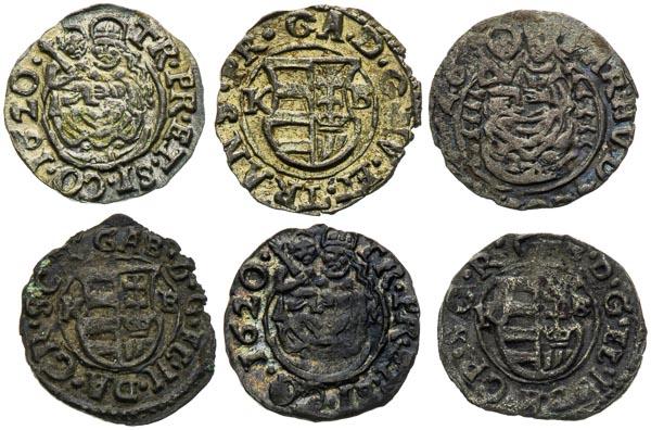 Lot of denars (6 pcs) - front