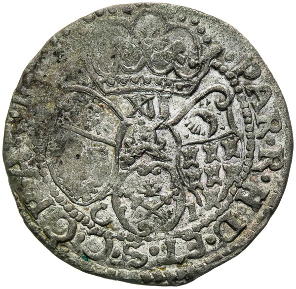 XII Denar Groschen 16?? - back