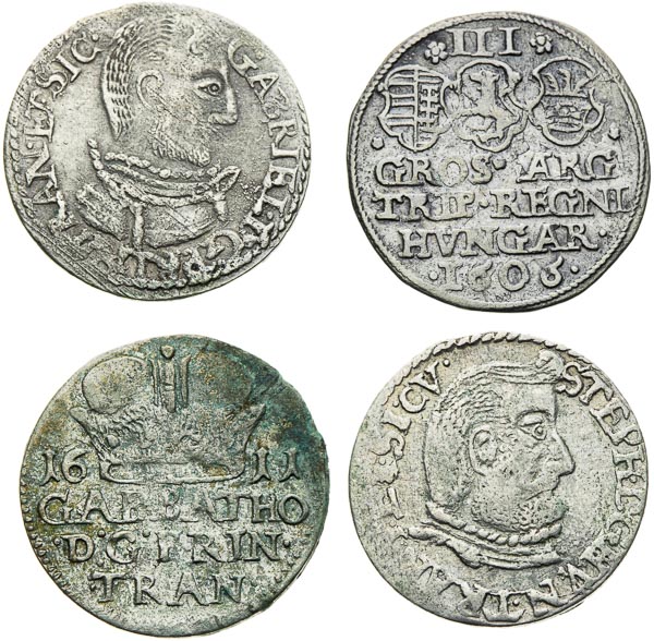 3 Groschen (4 pcs) - front