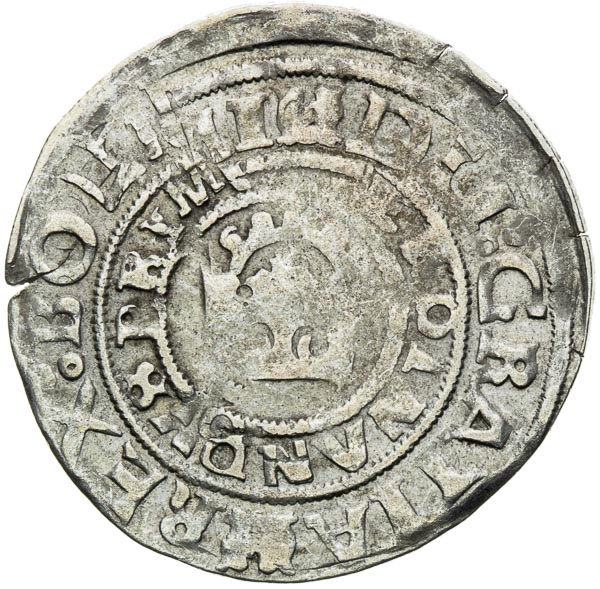 Prague Groschen (1527–1531) - back