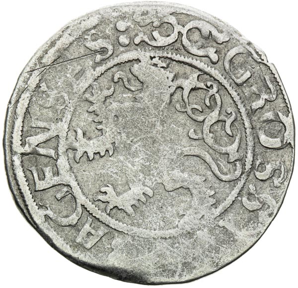 Prague Groschen (1531–1533) - back