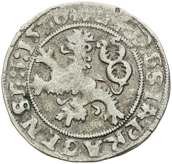 Prague Groschen 1536 - back
