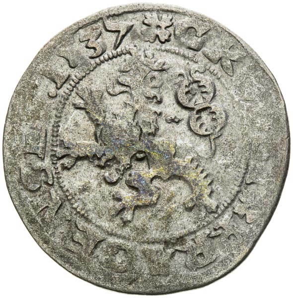 Prague Groschen 1537 - back