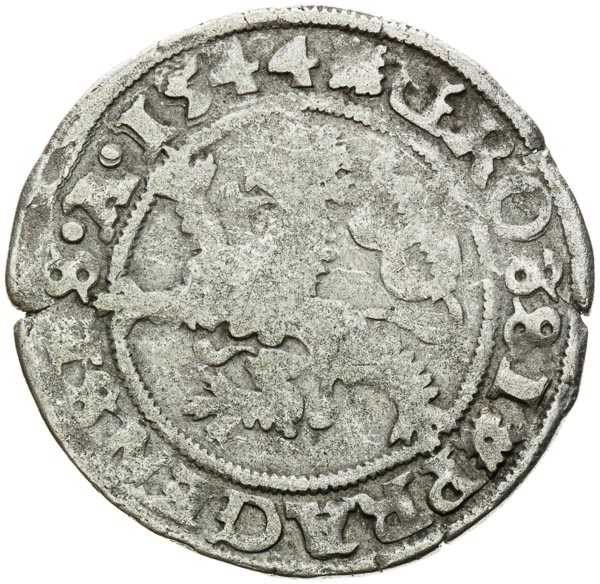 Prague Groschen 1544 - back