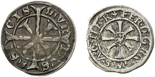 Lot of siver coins (2 pcs) - front