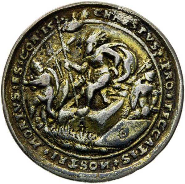 Stříbrná medaile 1566 - avers