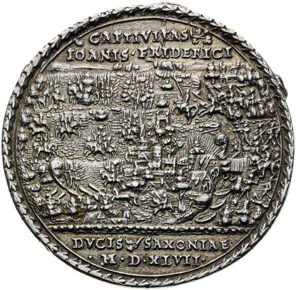 Stříbrná medaile 1647 - revers