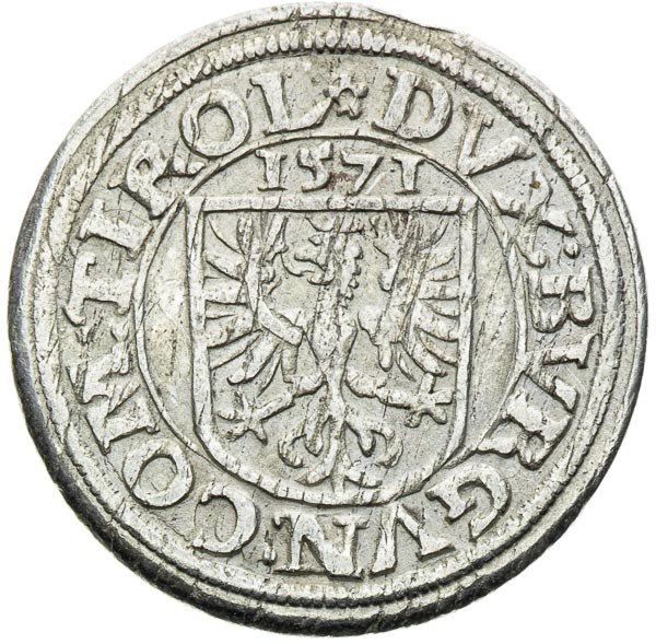 2 Kreutzer 1571 - back