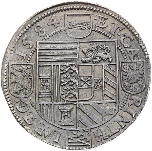 Thaler 1584 - back