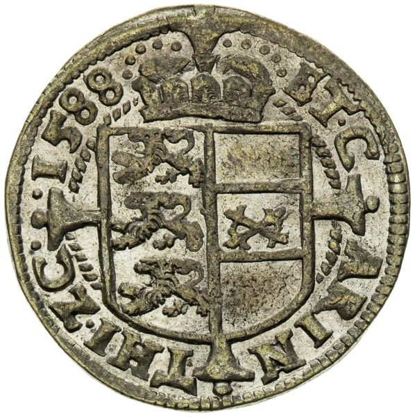 3 Kreutzer 1588 - back