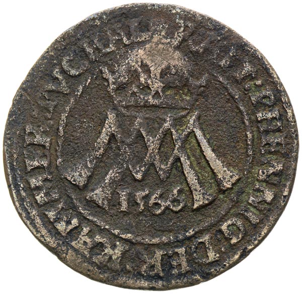 Raitpfennig 1566 - front