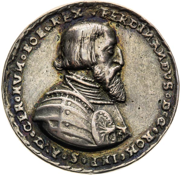 Stříbrná medaile 1562 - avers