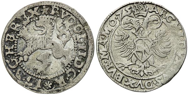 Weissgroschen 1575, ND (2 pcs) - front