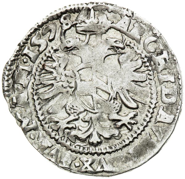 Weissgroschen 1578 - back