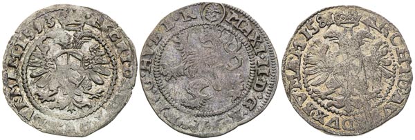 Weissgroschen  (3 pcs) - back