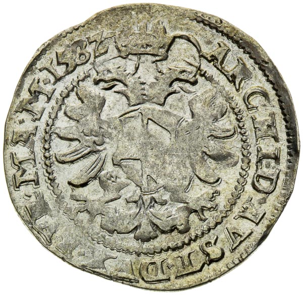 Weissgroschen 1582 - back