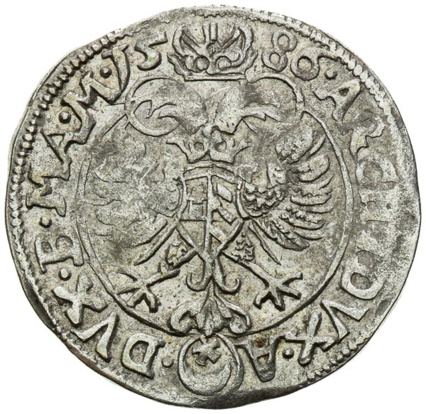 Weissgroschen 1586 - back