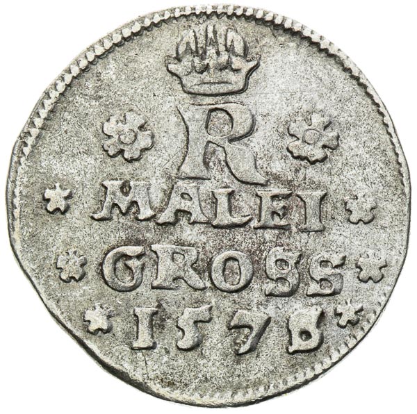 Kleingroschen 1578 - back