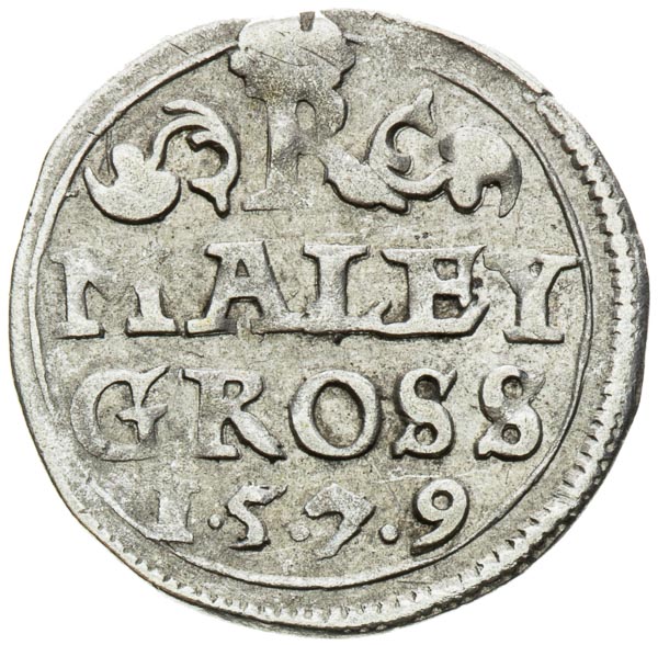 Kleingroschen 1579 - back