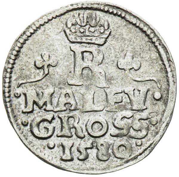 Kleingroschen 1580 - back