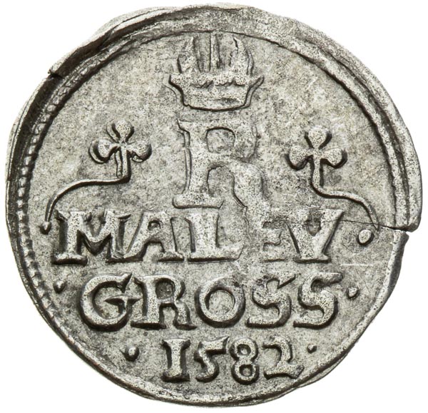 Kleingroschen 1582 - back