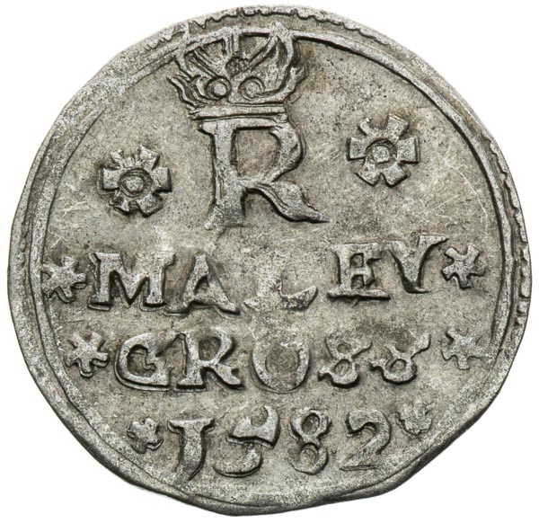 Kleingroschen 1582 - back